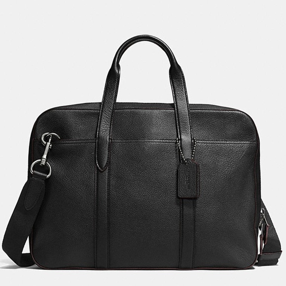 Coach Other - NEW COACH Edge Lined Slim leather Briefcase bag